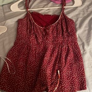 brandy melville floral tank